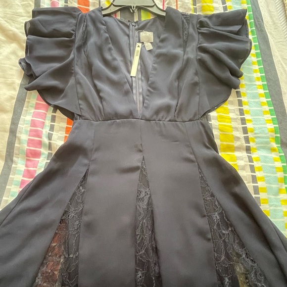 NWT ASOS navy maxi dress size 4 sassy and classy - Picture 8 of 10